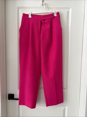 Anthropologie Maeve Fuchsia Pink Tailored pants